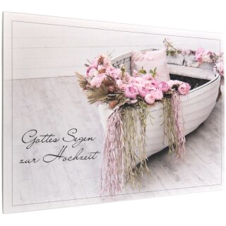 Postkarte - Gottes Segen zur Hochzeit