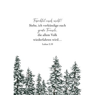 Postkarte - Lukas 2,10
