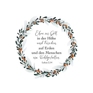 Postkarte - Lukas 2,14