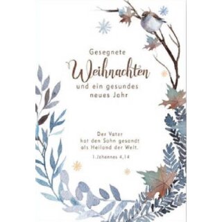 Faltkarte - Gesegnete Weihnachten
