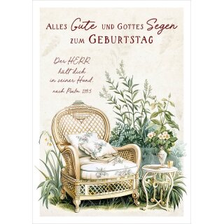 Postkarte - Gemütlicher Sessel