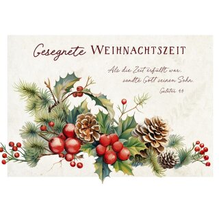 Postkarte - Adventsgesteck