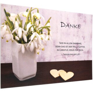 Postkarte - Danke