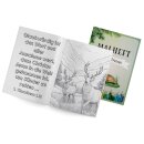 Malheft mit Bibelversen