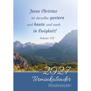 Jahres-Terminkalender 2027 inkl. Bibelleseplan
