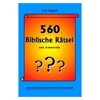 Rätselheft 560 Biblische Rätsel