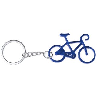 Schlüsselanhänger - Fahrrad - Blau