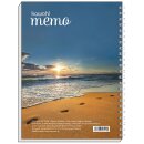 Memo Block - Spuren im Sand - A6