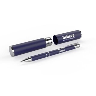 Kugelschreiber im Etui - Believe all things are possible