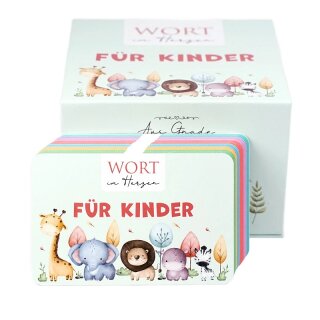 Für Kinder - 48 Lernkarten + Aufbewahrungsbox