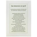 Das Geheimnis ist groß