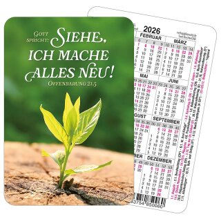 Spielkarten-Kalender Jahreslosung 2026