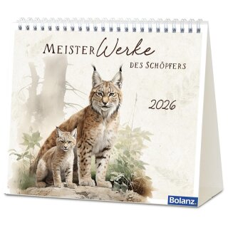 MeisterWerke des Schöpfers 2026 - Tischkalender