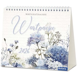 Wortpoesie - Wortschatzgalerie 2026 - Tischkalender