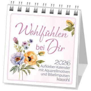 Wohlfühlen bei Dir 2026 - Aufkleber-Kalender