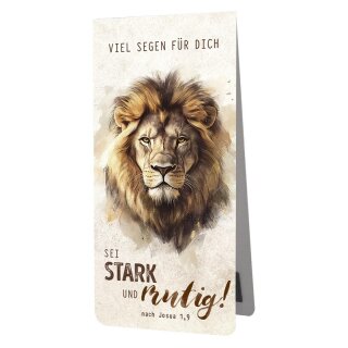 Magnetlesezeichen Sei stark