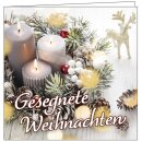 Teelicht - Gesegnete Weihnachten