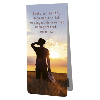Magnetlesezeichen Jesaja 12,2