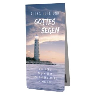 Magnetlesezeichen Alles Gute und Gottes Segen