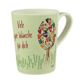Viele gute Wünsche für dich - Bambustasse