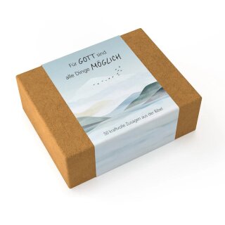 Für Gott sind alle Dinge möglich – Textkartenbox