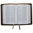 Elberfelder Taschenbibel - Rindleder Toffee braun