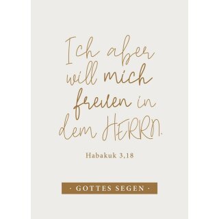 Postkarte Freude im Herrn