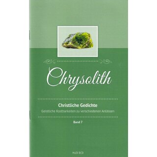 Chrysolith - Christliche Gedichte - Band 7