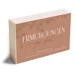 Neujahrslose Ermutigungen für dich