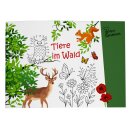 Mini-Rätselheft - Tiere im Wald