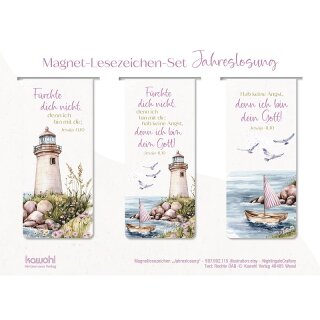 Fürchte dich nicht, denn ich bin mit dir - Magnetlesezeichen-Set