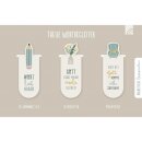 3er-Lesezeichen-Set Treue Wortbegleiter