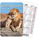 Spielkarten-Kalender Jahreslosung 2027 - Löwen