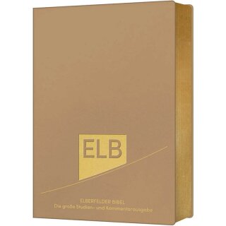Elberfelder Bibel - Die große Studien- und Kommentarausgabe Leder mit Goldschnitt