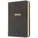 Schlachter 2000 Taschenausgabe - Rindleder dunkelbraun / Rotgoldschnitt