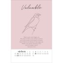 Wonderfully made 2027 - Postkarten Aufstellkalender