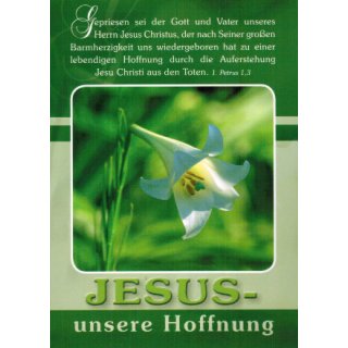 Postkarte-JESUS unsere Hoffnung