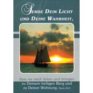 Postkarte-Sende Dein Licht und Deine Wahrheit, ...