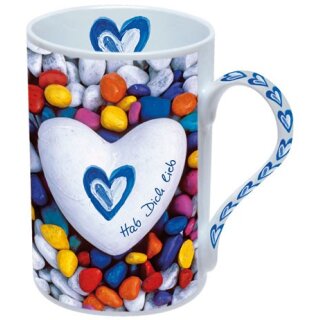 Foto-Tasse Hab Dich lieb