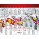 Postkartenaufstellbuch Eine frohe Weihnachtszeit