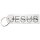 Schlüsselanhänger Lederband mit dem Aufdruck JESUS